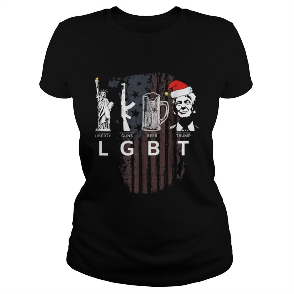lgbt-liberty-guns-beer-trump-santa-hat-christmas-shirt-njjgv1wt LGBT Liberty Guns Beer Trump Santa Hat Christmas shirt