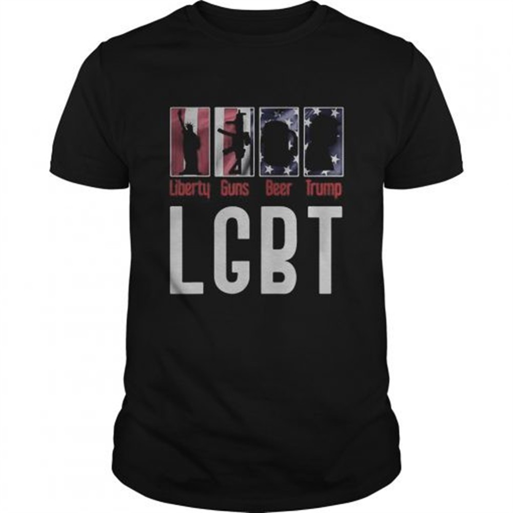 lgbt-republican-idea-donald-trump-liberty-guns-beer-trump-america-flag-shirt-pjyn27fv LGBT Republican Idea Donald Trump Liberty Guns Beer Trump America flag shirt
