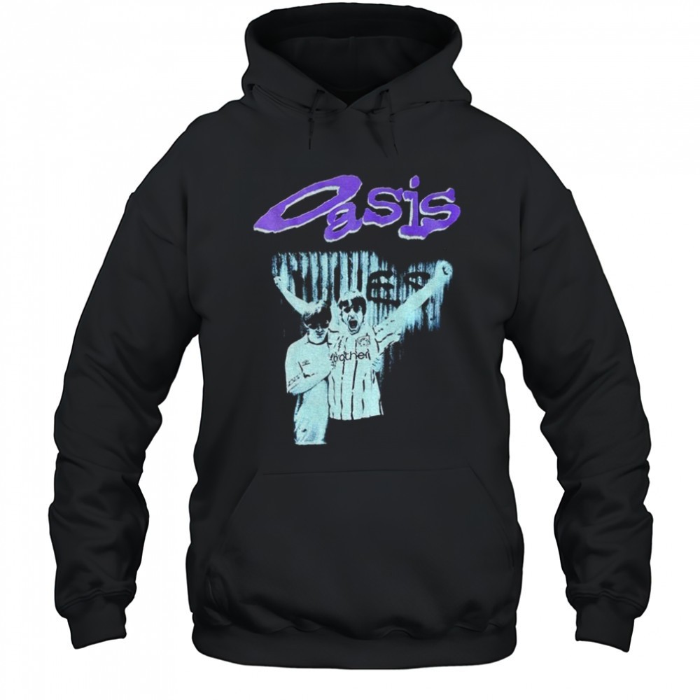 Liam and Noel Gallagher Oasis vintage shirt