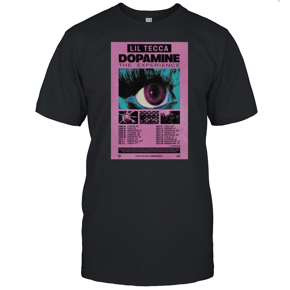 lil-tecca-dopamine-the-experience-tour-june-and-july-2025-t-shirt-0swpaf3d Lil Tecca Dopamine The Experience Tour June And July 2025 T-shirt
