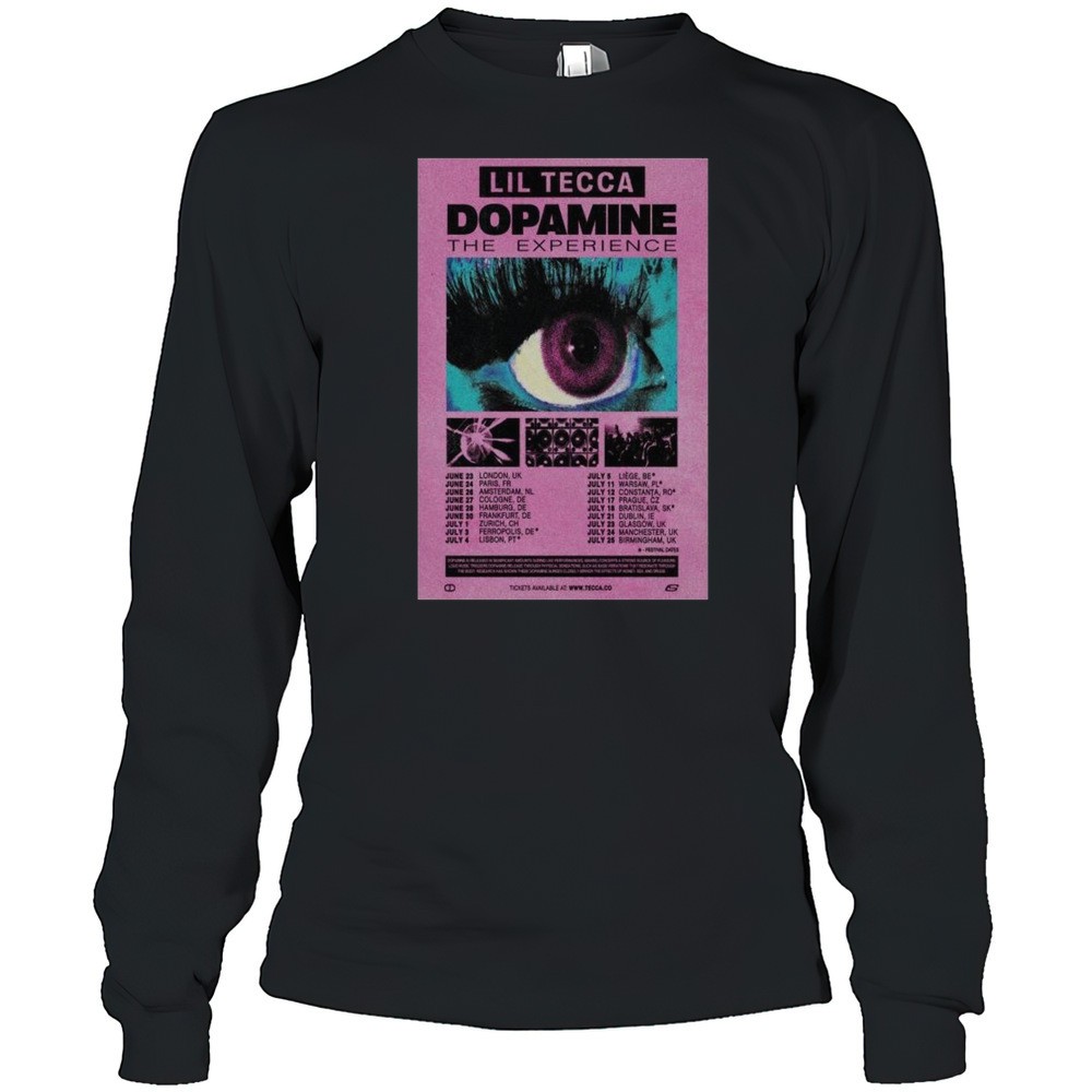 lil-tecca-dopamine-the-experience-tour-june-and-july-2025-t-shirt-0swpaf3d Lil Tecca Dopamine The Experience Tour June And July 2025 T-shirt
