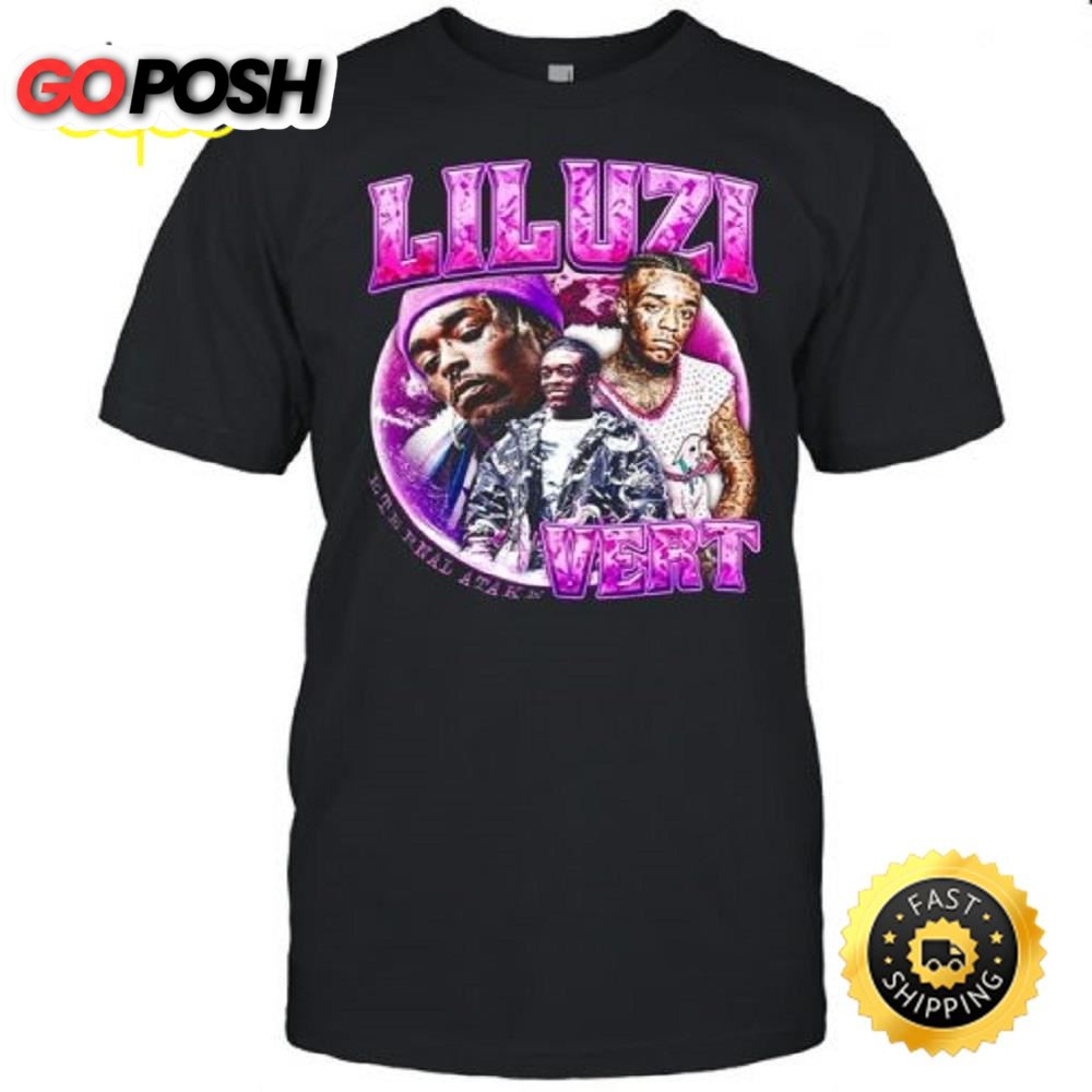 Lil Uzi Vert Announces Tour 2025 Unisex Black T-shirt