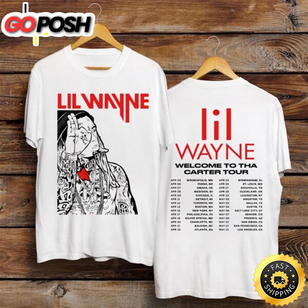 Lil Wayne Tour 2023 Unisex Black Shirt