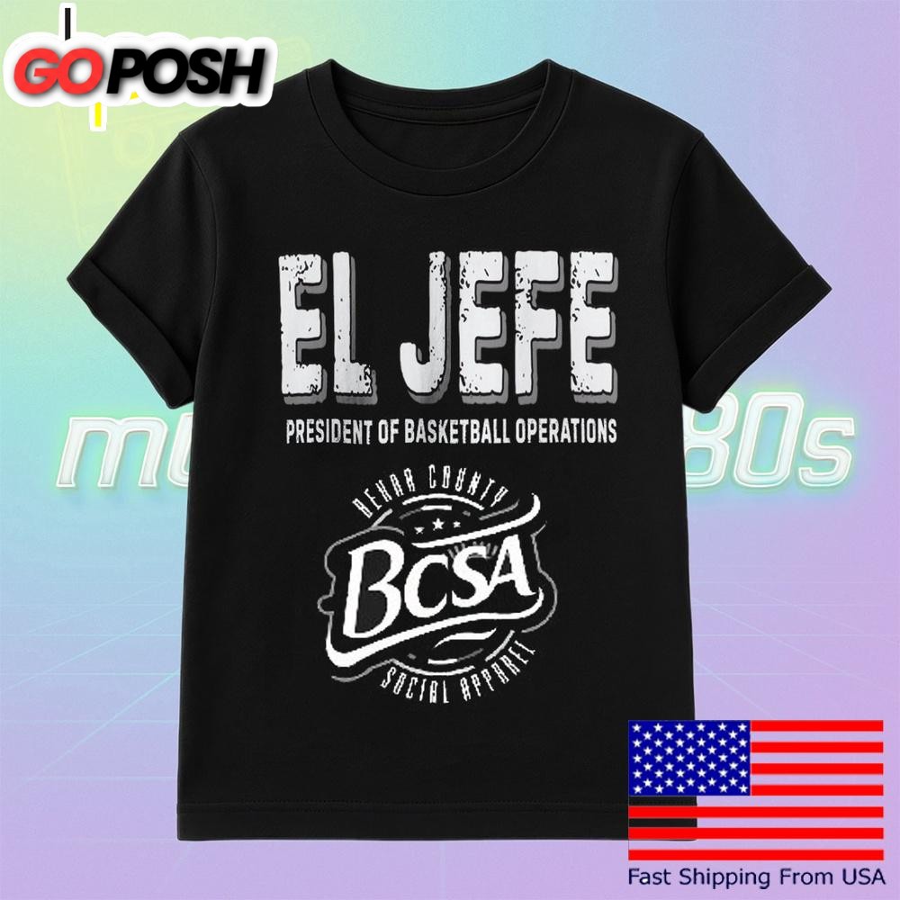 Limited Edition Coach Gregg Popovich El Jefe T Shirt