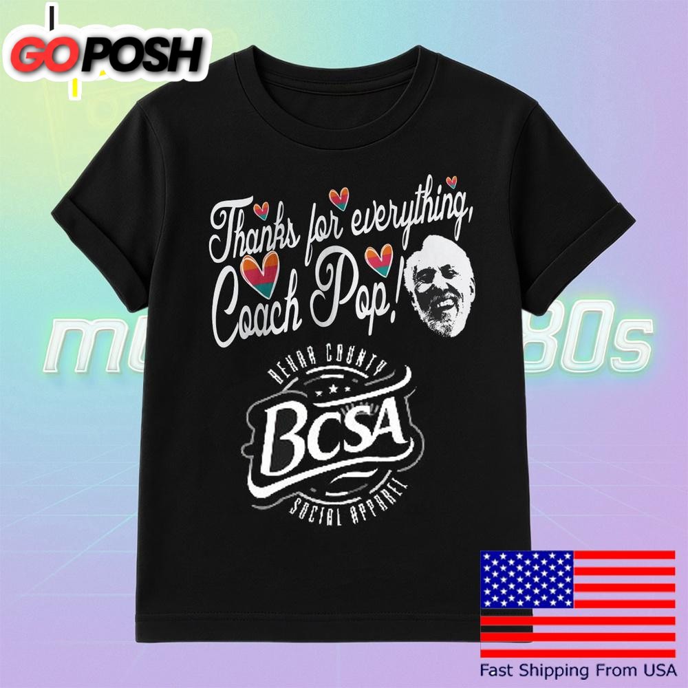 Limited Edition Thank For Everything, Coach Pop T Shirt