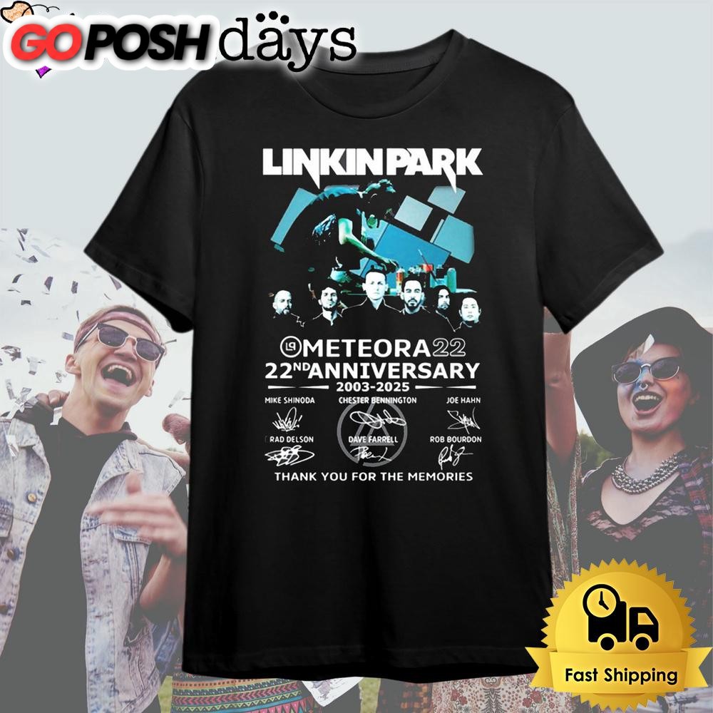 Linkin Park Meteora 22nd Anniversary T Shirt