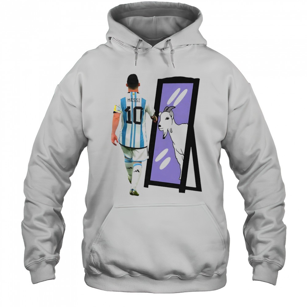 Lionel Messi Goat mirror shirt