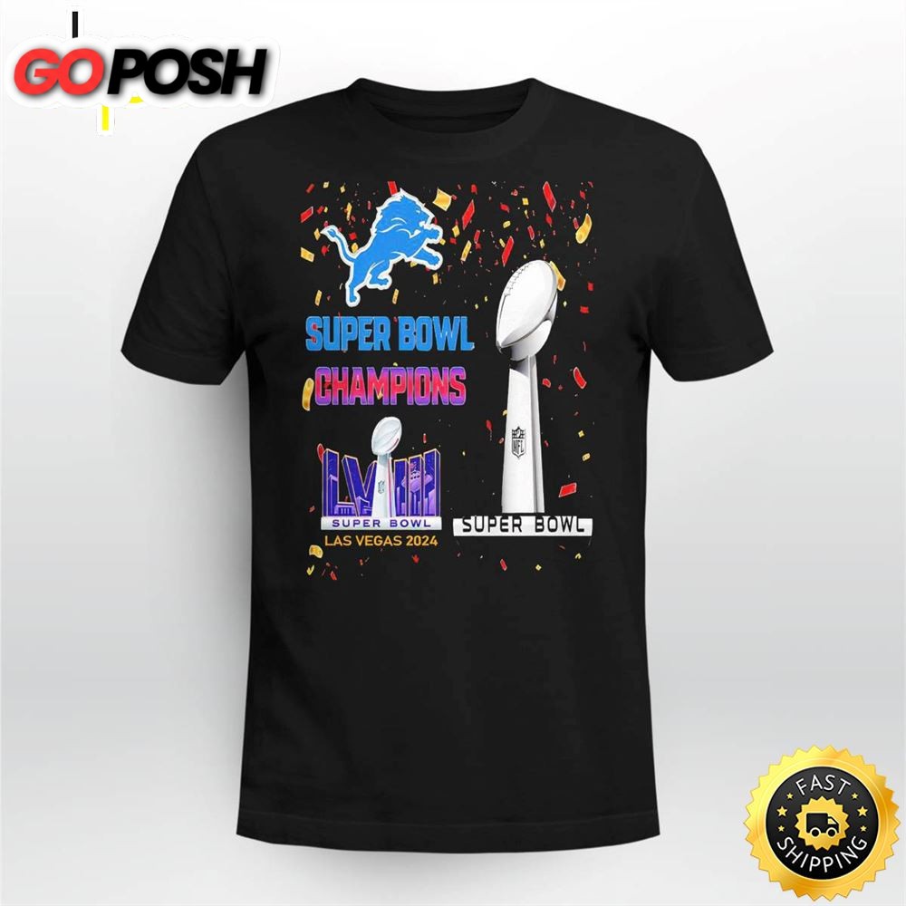 Lions Super Bowl Champions Lviii Las Vegas 2025 Shirt