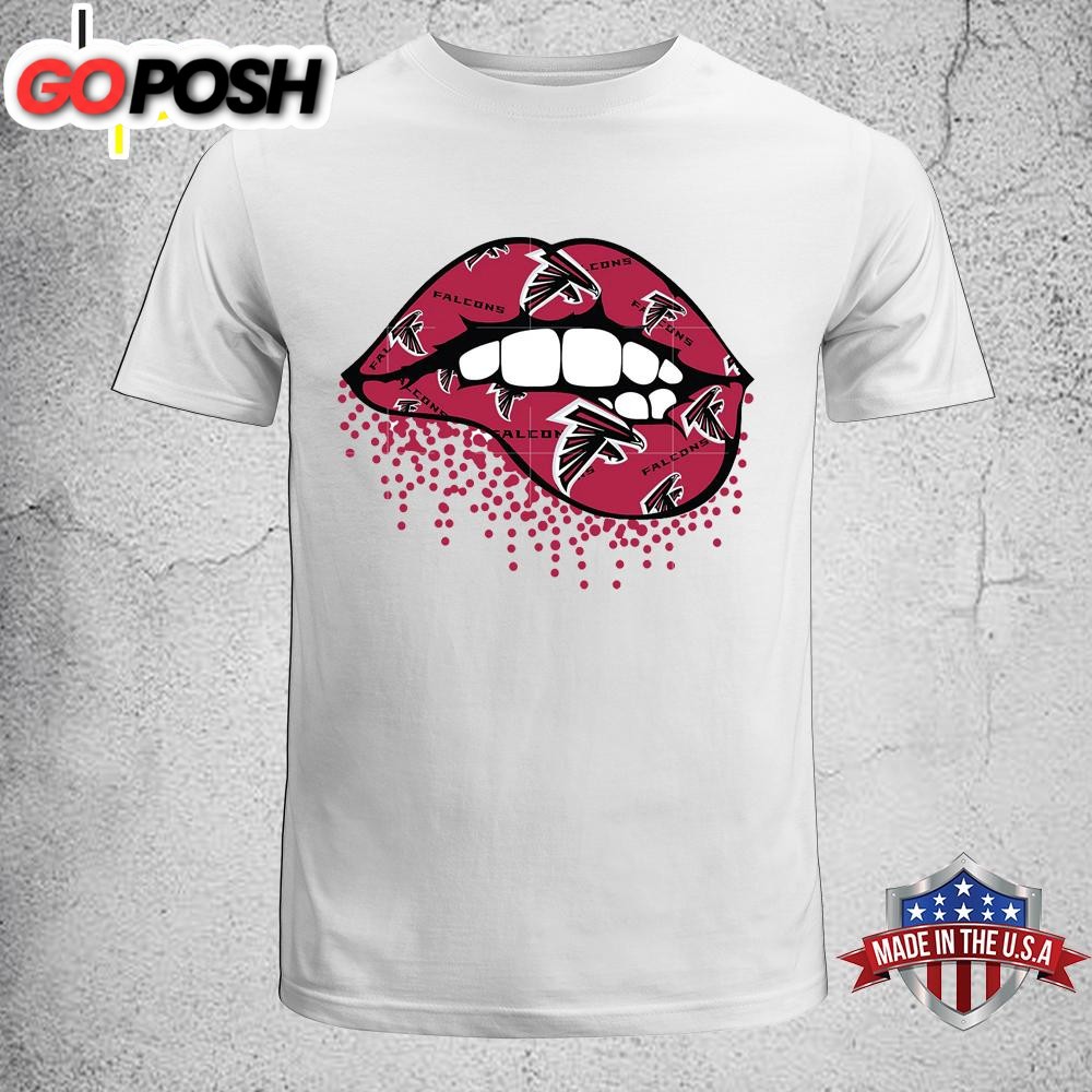 Lips Atlanta Falcons Unisex T-Shirt