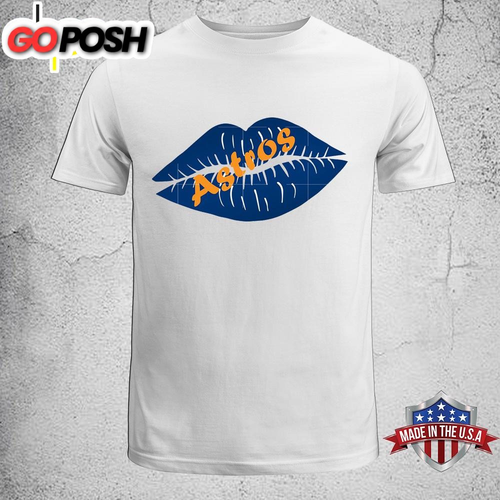 Lips Houston Astros Unisex T-Shirt