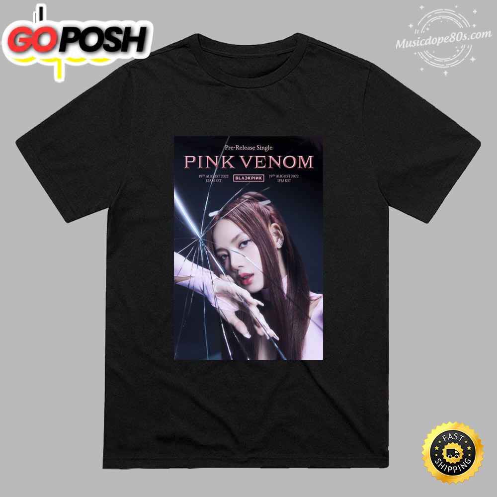Lisa Blackpink Comeback Pink Venom 2025 Unisex T-shirt