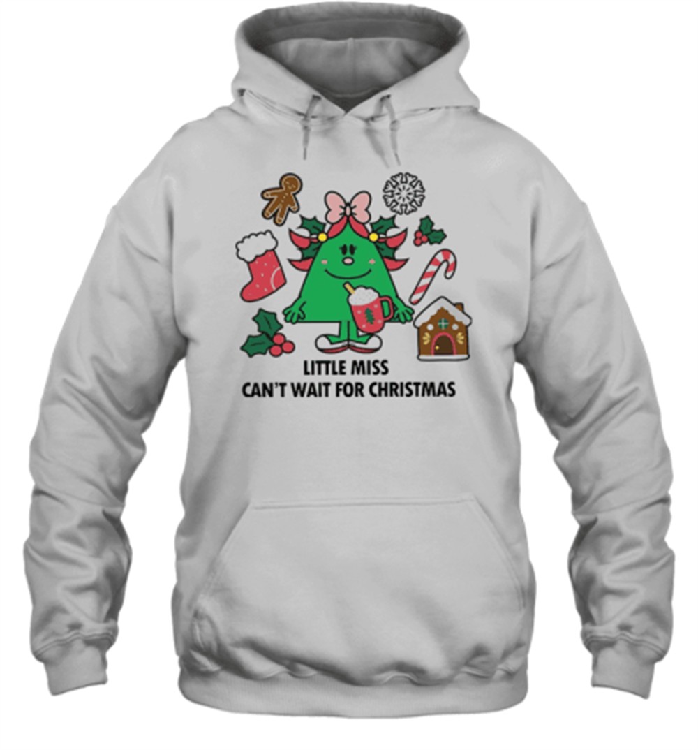 Little Miss Can’t Wait For Christmas Teacher T-Shirt