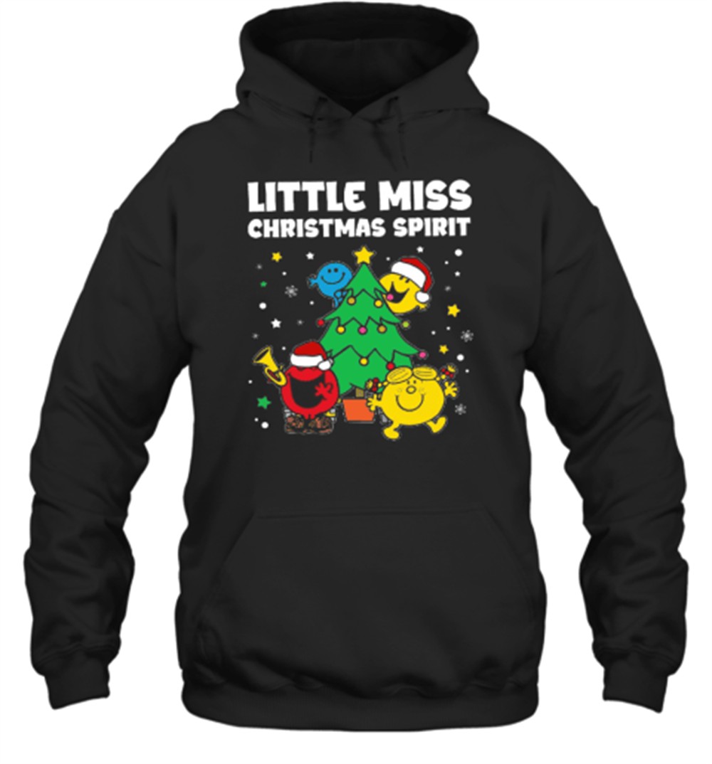 Little Miss Christmas Spirit Teacher T-Shirt