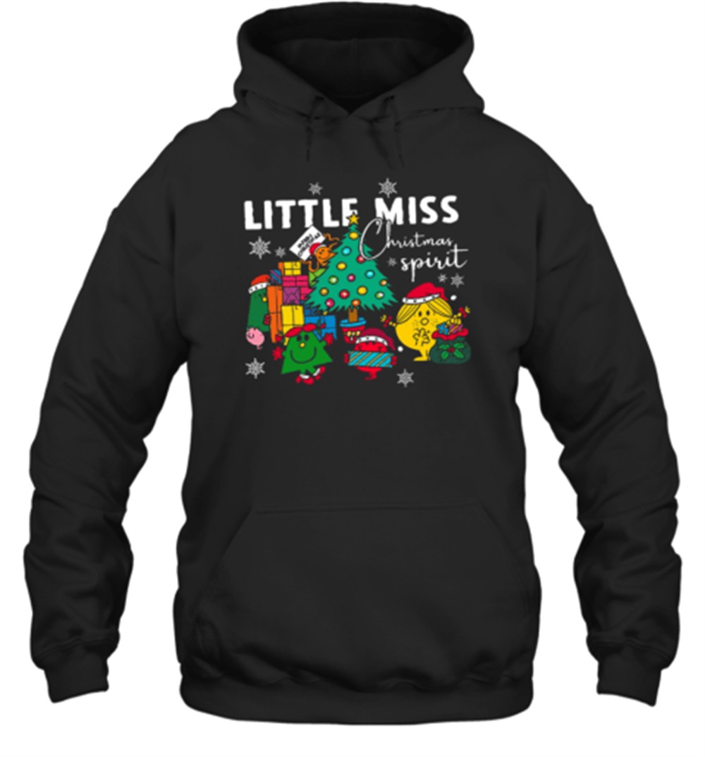 Little Miss Christmas Spirit Teacher T-Shirt