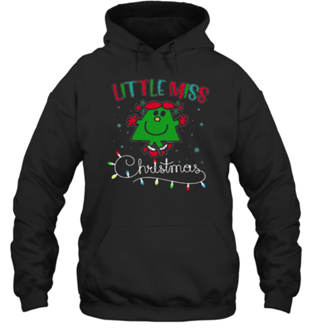 Little Miss Loves Christmas Teacher T-Shirt