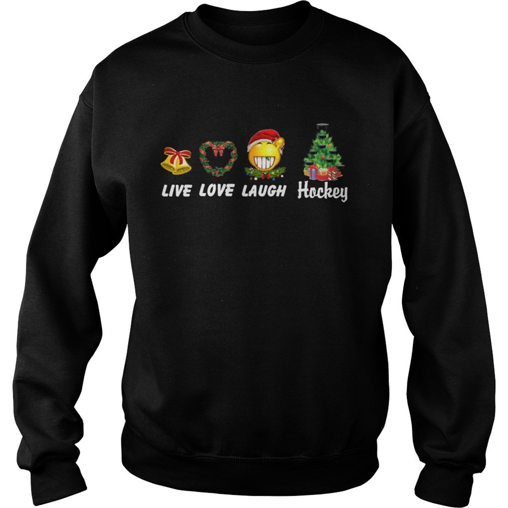 Live Love Laugh Hockey Christmas shirt
