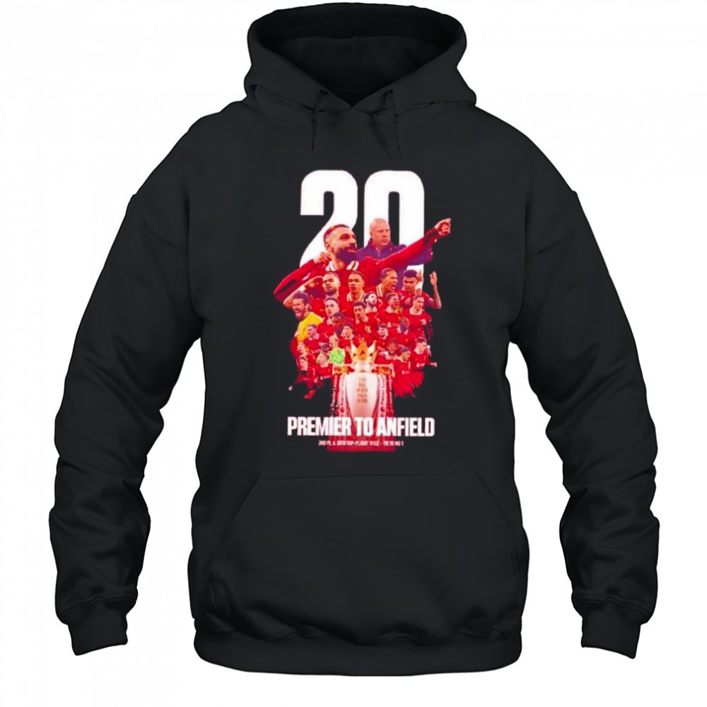 Liverpool FC 20th premier to anfield players shirt