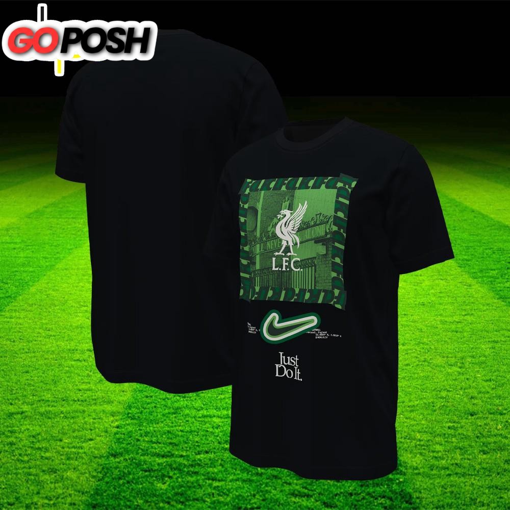Liverpool Just Do It DNA T-Shirt – Black
