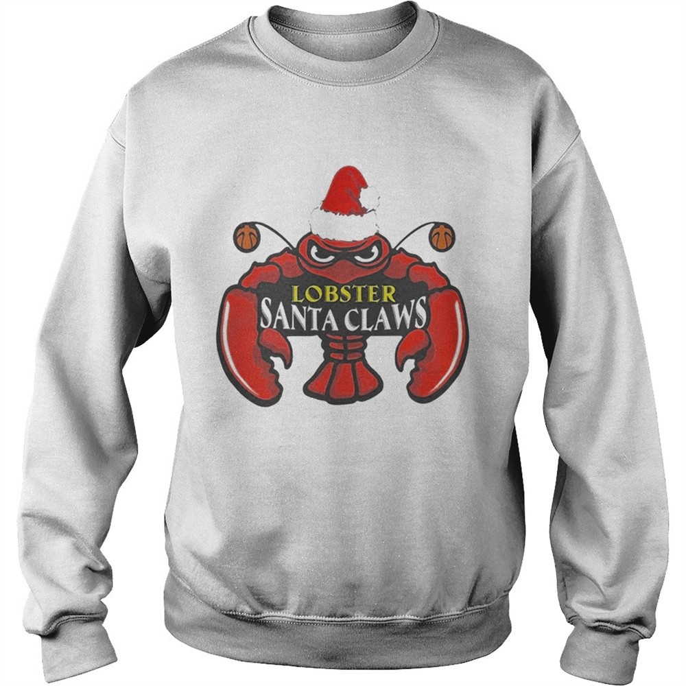 Lobster Santa Claws Christmas Shirt