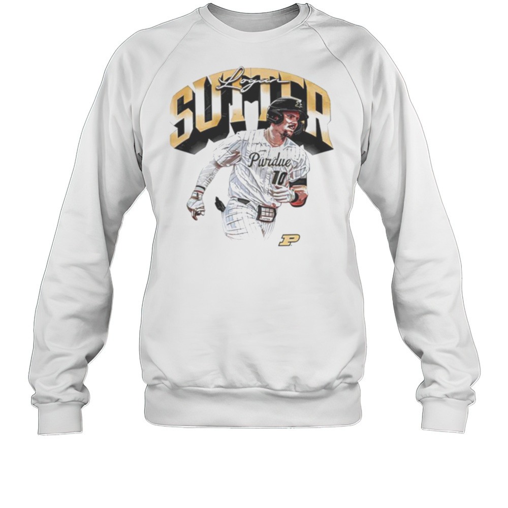 Logan Sutter Purdue Boilermakers Collage Shirt