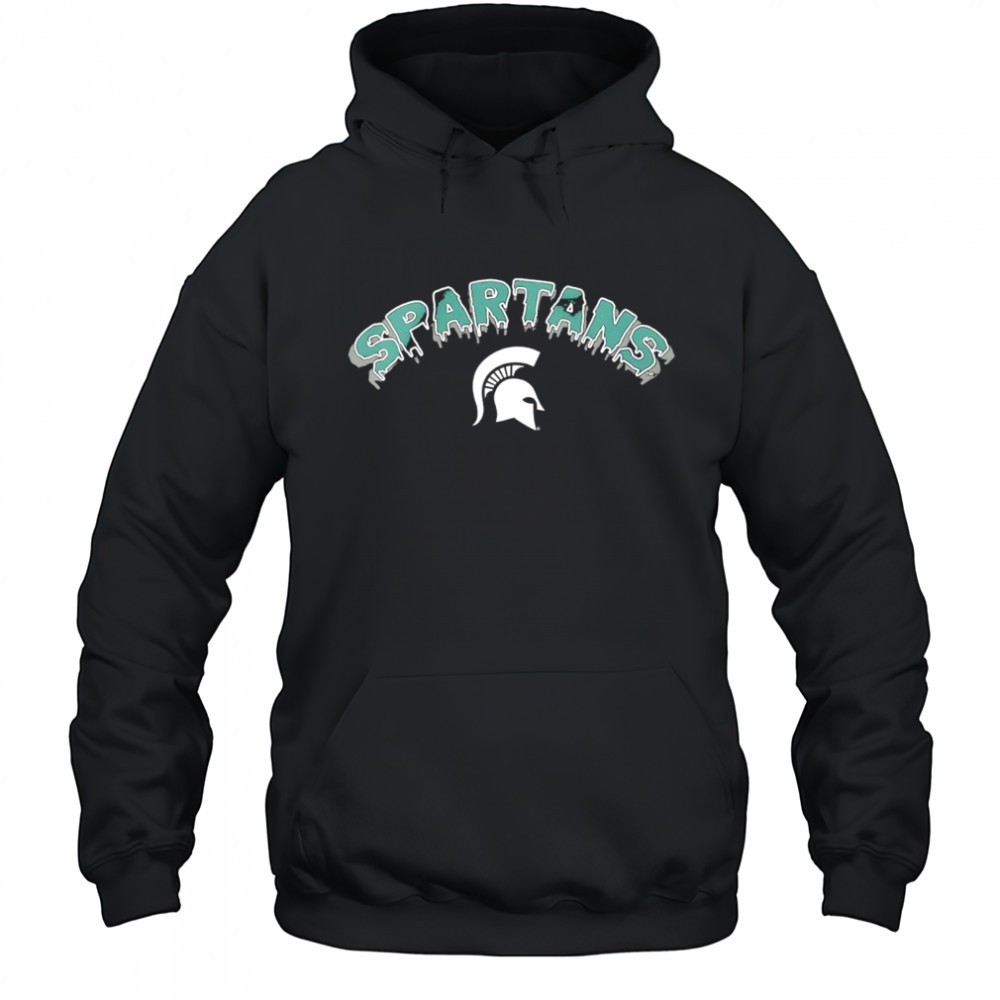 Logo and name of the Michigan State Spartans shirt