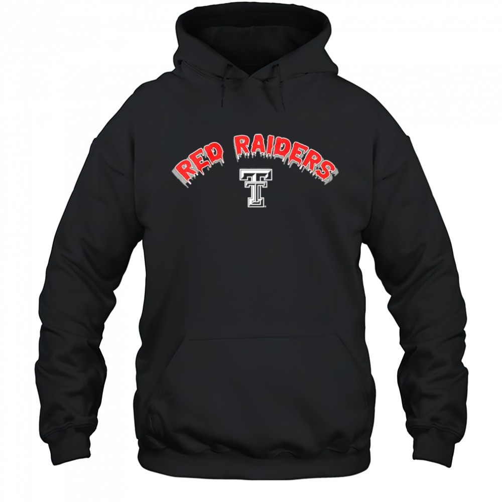 Logo and name of the Texas Tech Red Raiders shirt