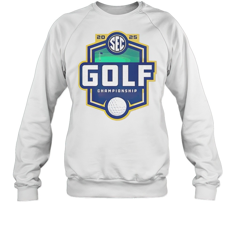 Logo Southeastern Conference 2025 Sec Golf Championship T-shirt