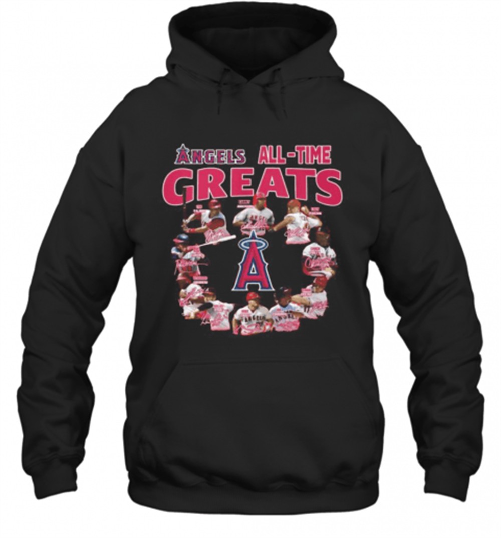Los Angeles Angels All Time Greats Signatures T-Shirt