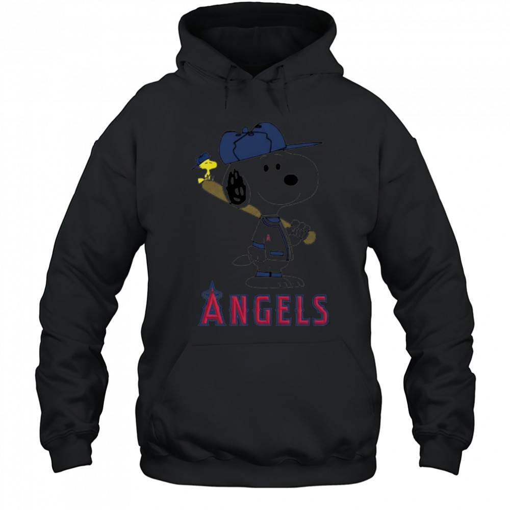Los Angeles Angels Snoopy Baseball funny cartoon shirt