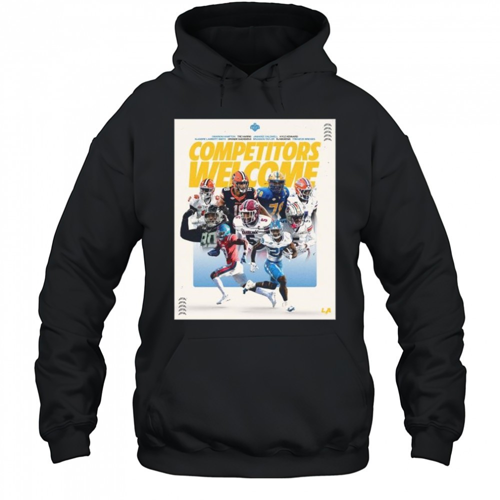 Los Angeles Chargers 2025 NFL Draft Welcome Oronde Gadsden II, Branson Taylor & Omarion Hampton t-shirt