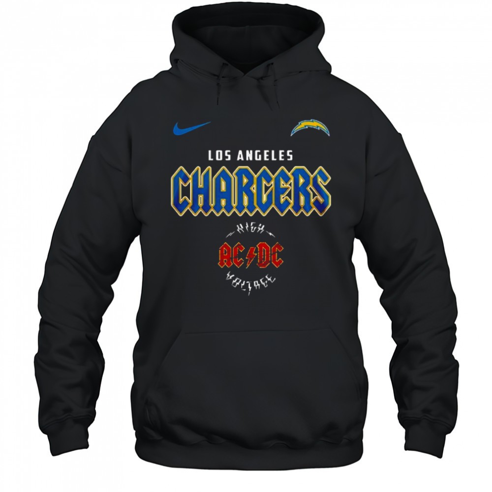 Los Angeles Chargers AC DC Highway To Hell go Chargers graphic shirt