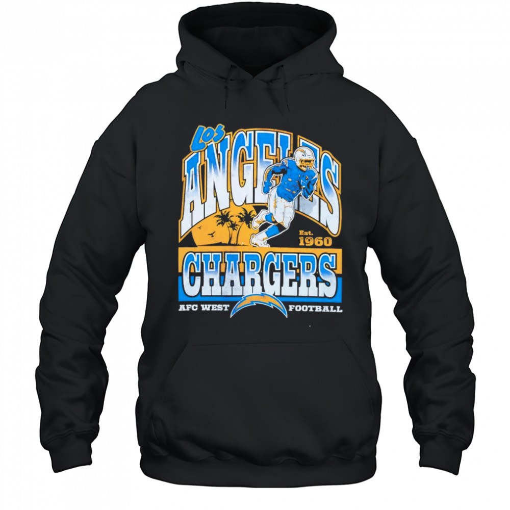 Los Angeles Chargers Est 1960 AFC West football player logo shirt