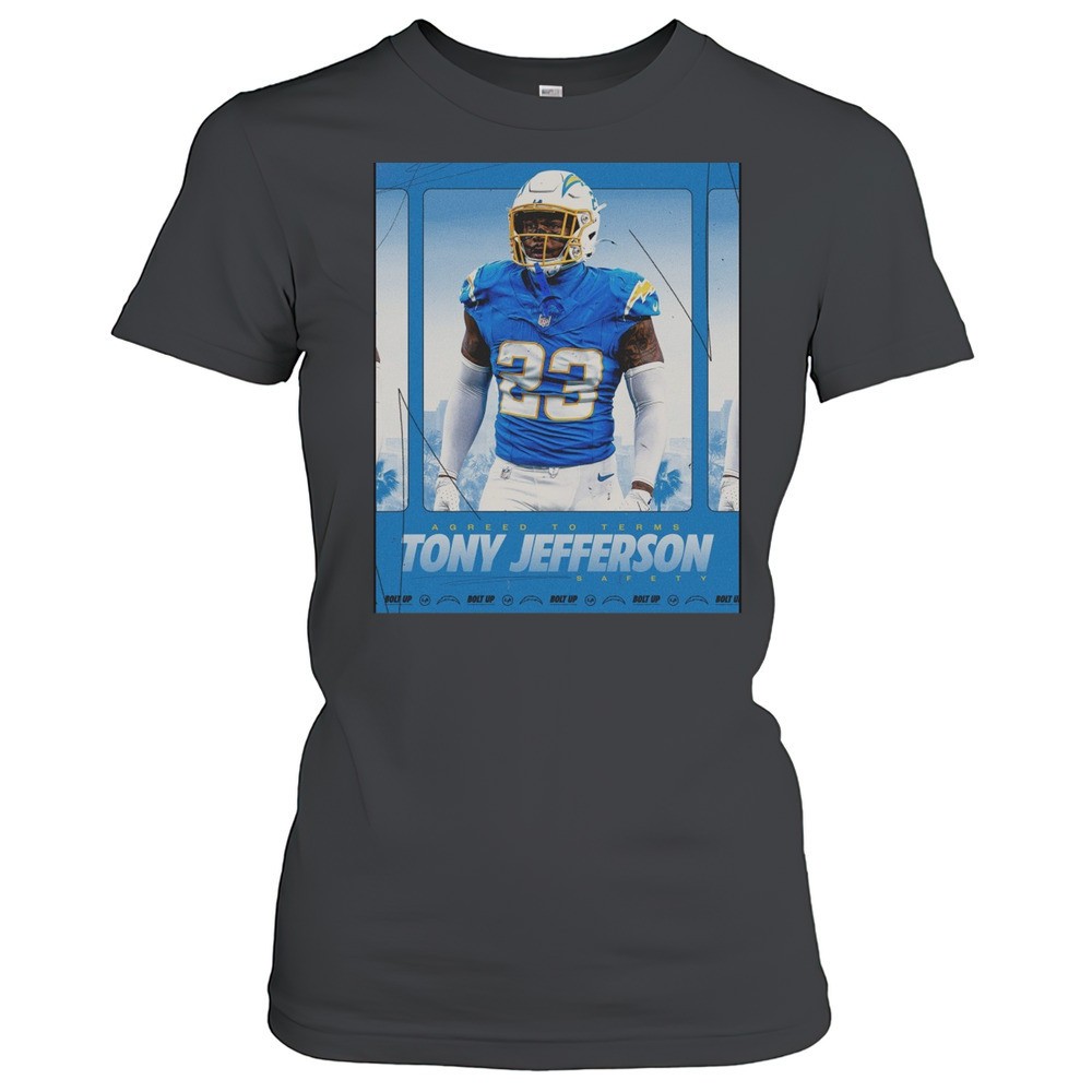 los-angeles-chargers-football-agreed-to-terms-tony-jefferson-safety-poster-t-shi-cpihbcei Los Angeles Chargers Football Agreed To Terms Tony Jefferson Safety Poster T-shirt