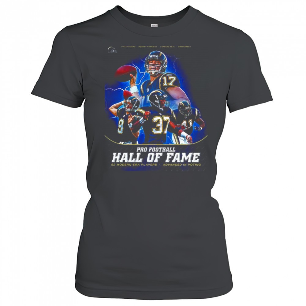 los-angeles-chargers-nfl-pro-football-fall-of-fame-52-modern-era-players-advance-okugm07e Los Angeles Chargers NFL Pro Football Fall of Fame 52 modern-era players advanced in voting shirt