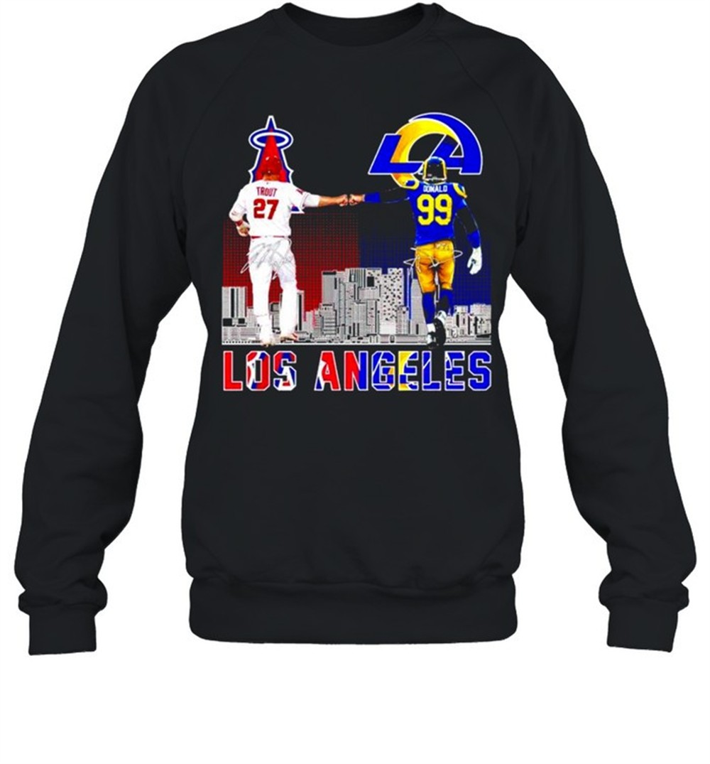 los-angeles-city-champions-trout-and-donald-shirt-4fz3p4yk Los Angeles city champions Trout and Donald shirt