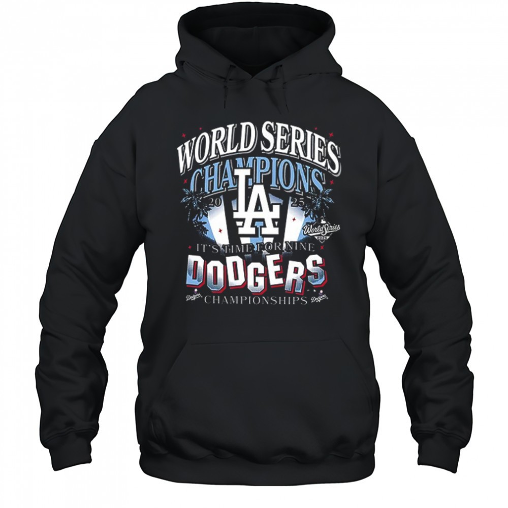Los Angeles Dodgers 2025 World Series champions its tume for nine shirt