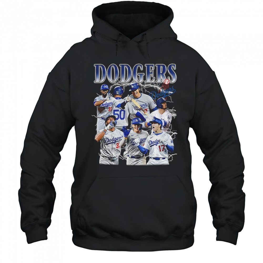 Los Angeles Dodgers All Team 2025 World Series MLB Champions Storm graphic shirt