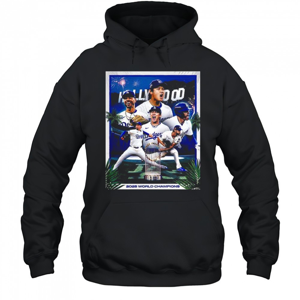 Los Angeles Dodgers Hollywood Back-to-back World Series Champions shirt