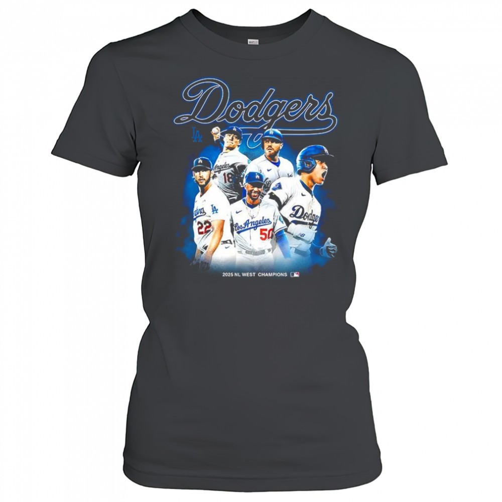 los-angeles-dodgers-nl-west-champions-2025-player-collage-shirt-9s0eyfkn Los Angeles Dodgers NL West Champions 2025 player collage shirt