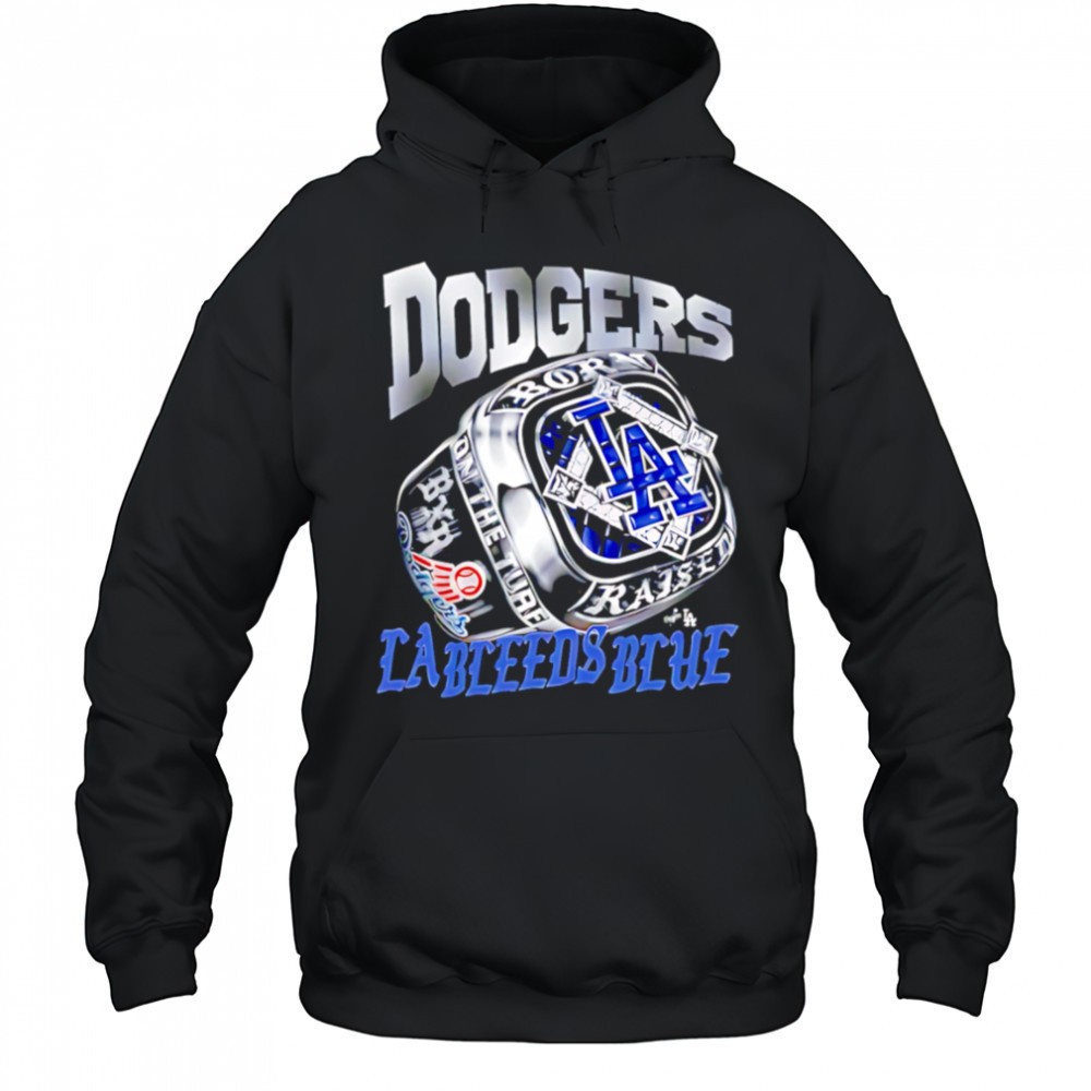 Los Angeles Dodgers Rings LA Bleeds Blue shirt