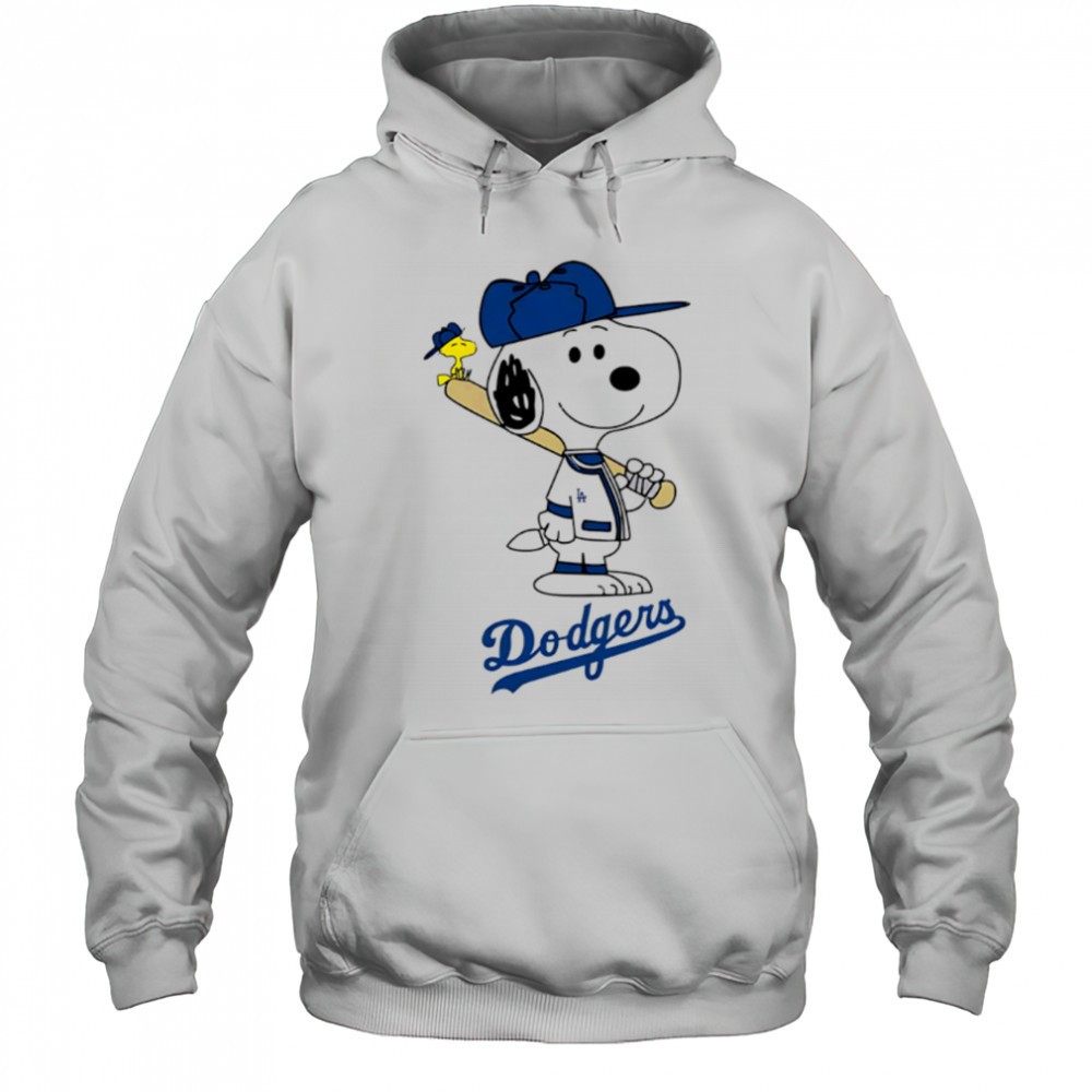 Los Angeles Dodgers Snoopy Baseball funny cartoon shirt
