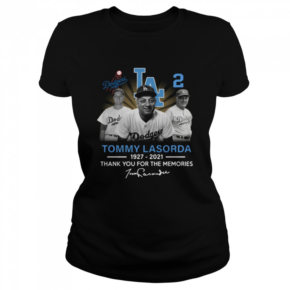 los-angeles-dodgers-tommy-lasorda-1927-2021-thank-you-for-the-memories-signature-77g192x7 Los Angeles Dodgers Tommy Lasorda 1927 2021 thank you for the memories signature shirt