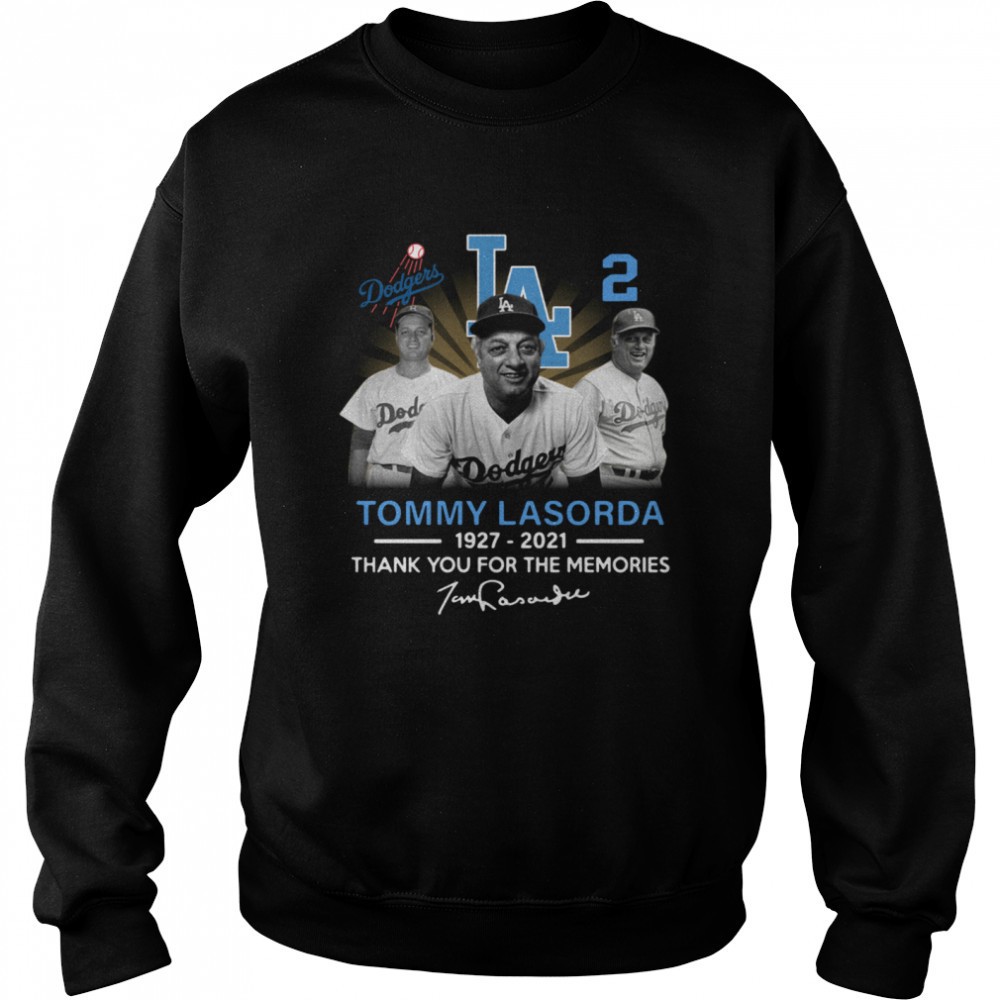 los-angeles-dodgers-tommy-lasorda-1927-2021-thank-you-for-the-memories-signature-77g192x7 Los Angeles Dodgers Tommy Lasorda 1927 2021 thank you for the memories signature shirt
