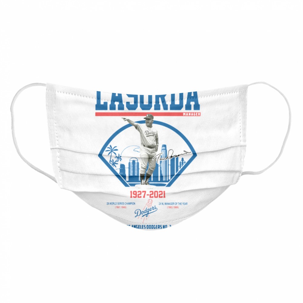 Los Angeles Dodgers Tommy Lasorda manager 1927 2021 thank you for the memories signature shirt