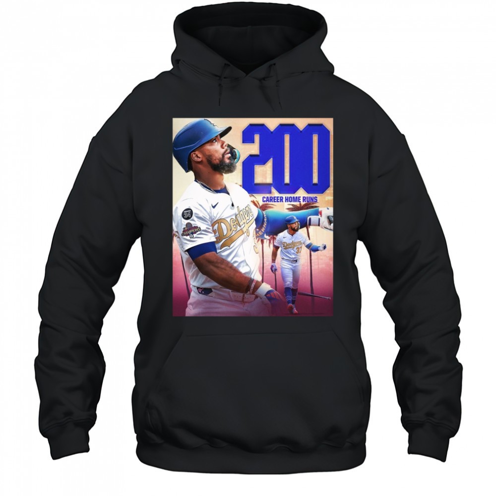 Los Angeles Dodgers Win Pittsburgh Pirates Teoscar Hernández 200 Career Home Runs Poster t-shirt