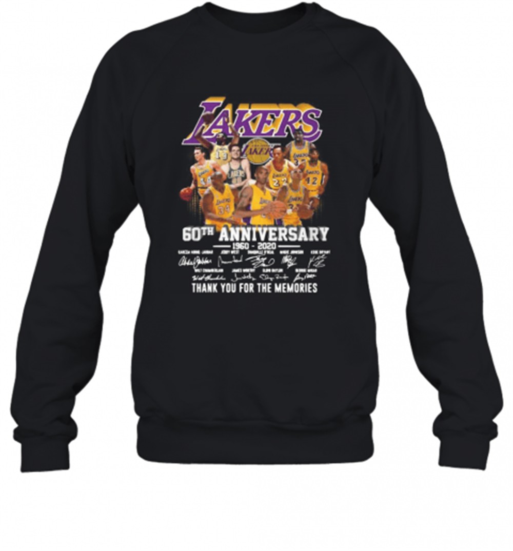 los-angeles-lakers-60th-anniversary-1960-2020-thank-you-for-the-memories-signatu-khzxukix Los Angeles Lakers 60Th Anniversary 1960 2020 Thank You For The Memories Signatures T-Shirt