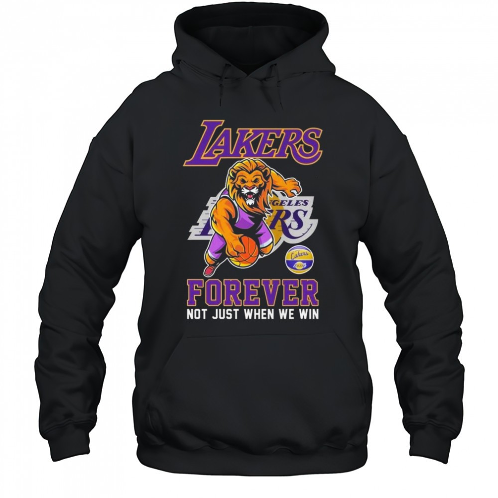 Los Angeles Lakers Forever Not Just When We Win Mascot 2025 Shirt