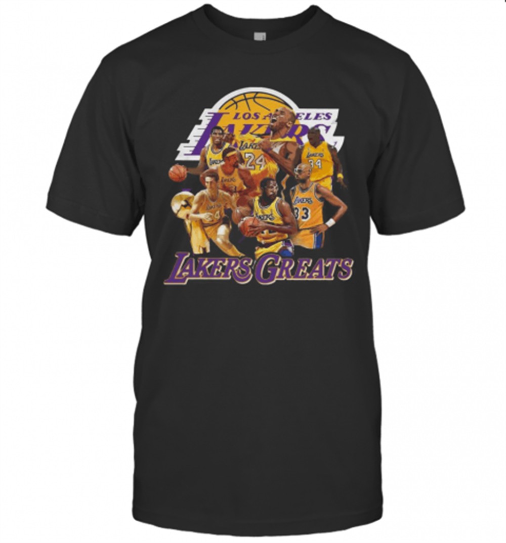 los-angeles-lakers-greats-basketball-t-shirt-bcquq7lo Los Angeles Lakers Greats Basketball T-Shirt
