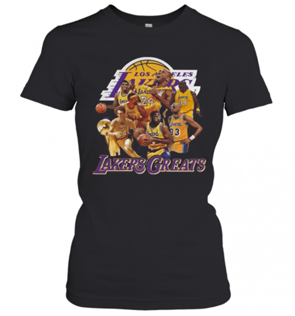 los-angeles-lakers-greats-basketball-t-shirt-bcquq7lo Los Angeles Lakers Greats Basketball T-Shirt