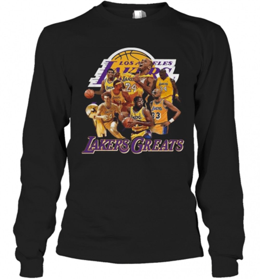los-angeles-lakers-greats-basketball-t-shirt-bcquq7lo Los Angeles Lakers Greats Basketball T-Shirt